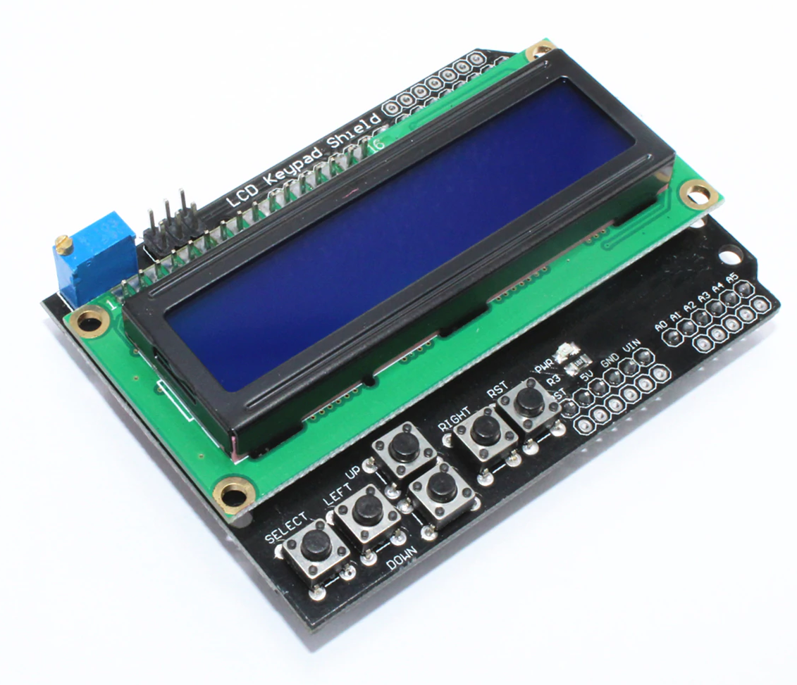 Arduino 1602 LCD Board Keypad Shield - Knowledge Electronics