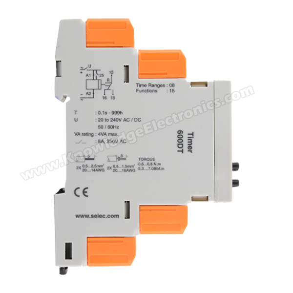 Disibeint DTZA-U40-100 | Tijdrelais | 24-240VAC/DC